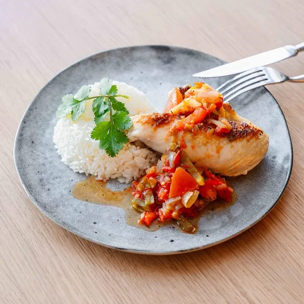 poulet basquaise riz