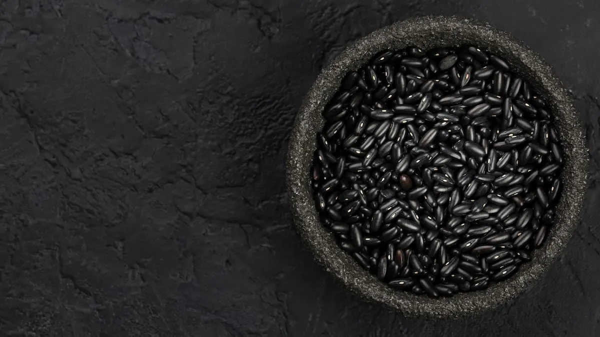 temps de cuisson riz noir Bol de riz noir
