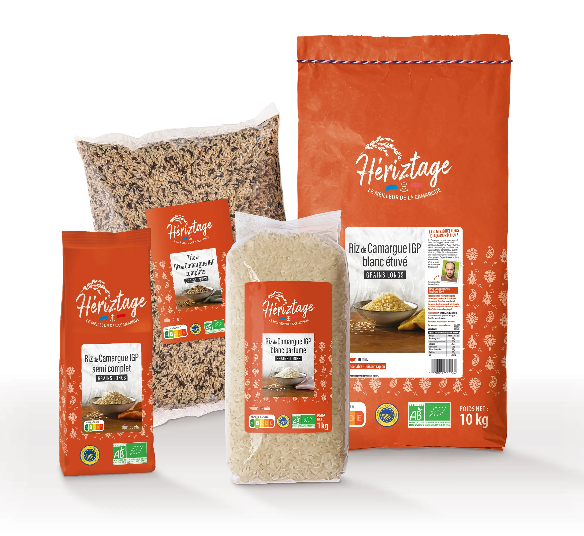 Sachet et sac de riz Hériztage