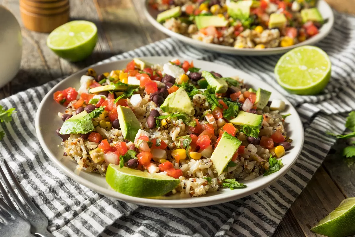 salade de riz mexicaine